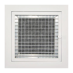    Hinged Eggcrate Grille with Filter
